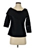 Blue Tassel Black 3/4 Sleeve Top Size S - photo 1