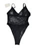 Assorted Brands Graphic Black One Piece Swimsuit Size L - photo 1