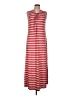 Exist Stripes Pink Casual Dress Size L - photo 1
