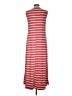 Exist Stripes Pink Casual Dress Size L - photo 2