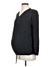 Gap - Maternity 100% Rayon Black Long Sleeve Blouse Size XS - photo 1