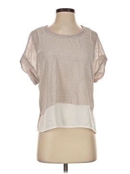 Zara W&B Collection Short Sleeve Top
