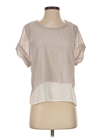 Zara W&B Collection Short Sleeve Top (view 1)