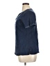 D&Co. 100% Cotton Blue Short Sleeve Top Size XL - photo 5