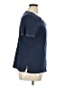 D&Co. 100% Cotton Blue Short Sleeve Top Size XL - photo 4