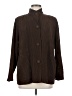Flair 100% Polyester Brown Long Sleeve Blouse Size M - photo 1