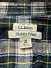 L.L.Bean Plaid Black Long Sleeve Button-Down Shirt Size M - photo 7