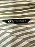Zara Stripes Green 3/4 Sleeve Blouse Size XS - photo 7