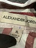 Alexander Jordan 100% Rayon Stripes Ivory Long Sleeve Button-Down Shirt Size XL - photo 7