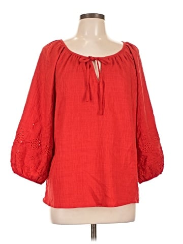 Olivia & Martin 3/4 Sleeve Blouse (view 1)