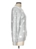 Express 100% Cotton Polka Dots Silver Pullover Sweater Size L - photo 4