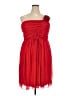 City Triangles 100% Polyester Red Cocktail Dress Size 2X - photo 1