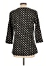 April Cornell Polka Dots Black 3/4 Sleeve Top Size L - photo 2
