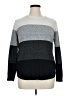 Pink Clover 100% Polyester Color Block Gray Pullover Sweater Size XL - photo 1