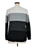Pink Clover 100% Polyester Color Block Gray Pullover Sweater Size XL - photo 2