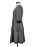 Elle Tweed Gray Casual Dress Size S - photo 5