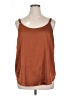 Bar III Brown Sleeveless Blouse Size 1X - photo 1