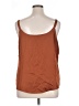 Bar III Brown Sleeveless Blouse Size 1X - photo 2