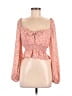 Altar'd State 100% Polyester Pink Long Sleeve Blouse Size M - photo 1