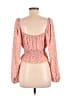 Altar'd State 100% Polyester Pink Long Sleeve Blouse Size M - photo 2