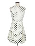 Freebird 100% Polyester Polka Dots White Cocktail Dress Size M - photo 2