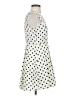 Freebird 100% Polyester Polka Dots White Cocktail Dress Size M - photo 4