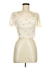 Forever 21 Ivory Short Sleeve Blouse Size M (estimated) - photo 1