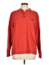 Chaps 100% Cotton Red Long Sleeve Henley Size L - photo 1
