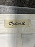 Madewell Solid White Casual Skirt Size 2 - photo 4
