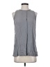 Theory Gray Sleeveless Blouse Size S - photo 1