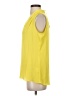 Rose + Olive 100% Polyester Yellow Sleeveless T-Shirt Size S - photo 5