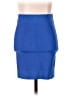 BCBGMAXAZRIA Solid Blue Casual Skirt Size S - photo 1