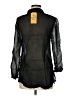 Chateau 100% Rayon Black Long Sleeve Blouse Size M - photo 2