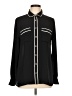 Ann Taylor LOFT Black Long Sleeve Blouse Size L - photo 1