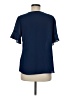 Van Heusen 100% Polyester Blue Short Sleeve Blouse Size M - photo 2