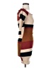 Papaya Color Block Tan Casual Dress Size S - photo 4
