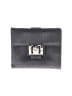 Salvatore Ferragamo 100% Leather Gray Black Leather Wallet One size - photo 1