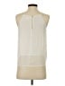 Be Cool 100% Polyester Ivory Sleeveless Blouse Size S - photo 2