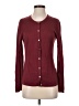 August Silk Burgundy Cardigan Size S - photo 1