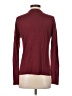 August Silk Burgundy Cardigan Size S - photo 2