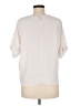 Uniqlo 100% Polyester Ivory Short Sleeve Blouse Size M - photo 2
