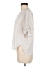 Uniqlo 100% Polyester Ivory Short Sleeve Blouse Size M - photo 5