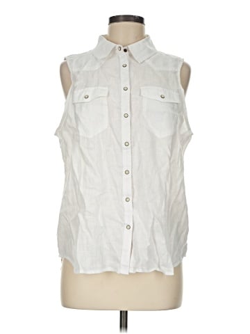 Sundance Sleeveless Button-Down Shirt (view 1)