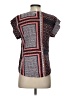 J Valdi Red Short Sleeve Blouse Size S - photo 2