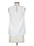 Mango 100% Polyester White Sleeveless Blouse Size XS - photo 2