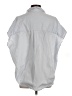 French Connection Silver Short Sleeve Blouse Size S - photo 2