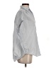 French Connection Silver Short Sleeve Blouse Size S - photo 4