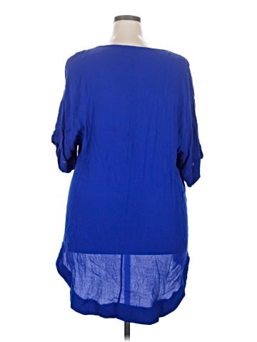 City Chic Short Sleeve Blouse (view 2)