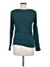Isabel Maternity Teal Long Sleeve Top Size Med Maternity - photo 2