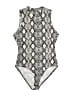 Caution to the Wind Animal Print Gray One Piece Swimsuit Size M - photo 1